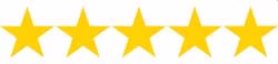 Rated Five Stars